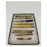 Vintage Advertising Pencils with Metal Finishes...Some Gold Filled