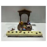 Franklin Mint Vatican Nativity Creche Display and Last Supper Set...see description