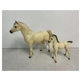 (2) Vintage Horse Figures... Mare and Foal