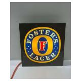 Foster's Lager Illuminated Plastic Bar Sign...works