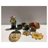 Handcrafted Ceramic Pottery Figurines and Vessels
