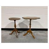 (2) Wooden Accent Tables