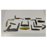 (14) Folding Pocket Knives