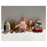 Plush Toys Including Dakin and Nickelodeon Characters