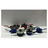 Multicolor Cookware Group with Lids