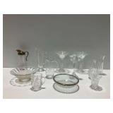 Clear Glassware Assortment... Vases, Bowls, and Other Items