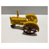 Cast Iron Toy Tractor with Lugged Wheels