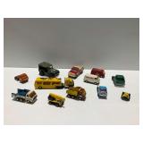 (12) Diecast and Pressed Steel Toy Vehicles