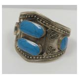 Tibetan Silver Cuff Bracelet
