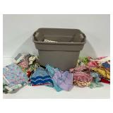 Assortment of Vintage Textiles and Apparel