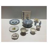 Ceramic and Porcelain Tableware Including Johnson Brothers and Schmid Plates