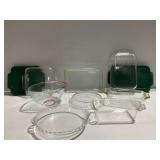 Glass Kitchenware Group with Pyrex and Anchor Hocking