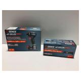 (2) Senix 20V Cordless Power Tools: Impact Driver and Oscillating Multi-Tool (Tool Only)