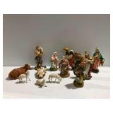 Ceramic Nativity Scene Figures