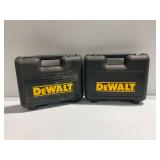 (2) DeWalt DW106 VSR Drills and Cases...work