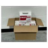 (9) New Grainger 25 Person First Aid Kits ...Each in a Plastic Box