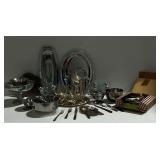 Silverplate and Other Vintage Metal Tableware