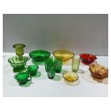 Colored Glassware... Bowls, Tumblers, and Other Glassware