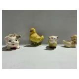 Ceramic Animal Planters and Piggy Bank