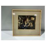 John Cadel Signed and Numbered Lithograph Titled 'Beethowen's Sonata'