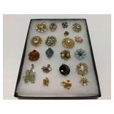Costume Jewelry Single Clip-on Earrings ... Great for Crafters!