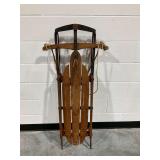 Flexible Flyer No. 47 Airline Pursuit Wooden Sled