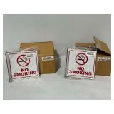 (20) No Smoking Signs in Original Packaging
