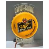 Miller Genuine Draft Twist and Shout Light Up Sign...works
