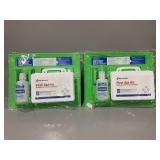 (2) Physicians CARE Emergency Eye Wash Stations with First Aid Kits