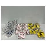 Safety Sign Lot with OSHA Info, No Smoking, and Caution Hearing Protection Required