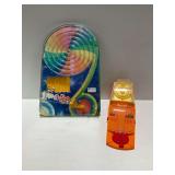 (2) 1960s Plastic Skill Games Including Wolverine Toy Spin A Roo and Cadaco Target Game