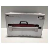 CruxGG 2-in-1 Smokeless Grill and Griddle with Lid... New in Box
