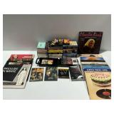 VHS Tapes, Vinyl Records, DVDs, and Cassette Tapes