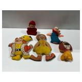 Character Stuffed Toys with Popeye Hand Puppet