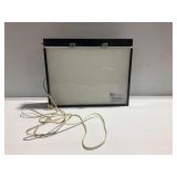 Glass Dimensions Light Box with Cord and Wall Mounts...needs new bulb