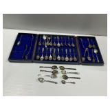 International Silver Distinguished Americans Spoons with Case