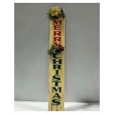 Hand Painted Wooden Merry Christmas Sign