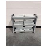 Sterilite Plastic Storage Rack with (9) Bins
