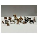 Ceramic Dog and Horse Figurines Group