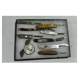 Vintage Pocket Knives with Elvis Presley Mother of Pearl Inlay