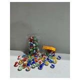 Assortment of Glass Marbles