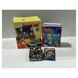 (2) Marble Run Sets and Tin of Deluxe Marbles