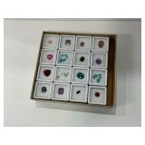 Loose Gemstones in Storage Cases