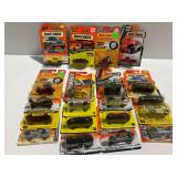 Matchbox and Hot Wheels Diecast Vehicles in Original Packaging