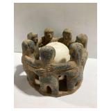 Mexican Ceramic Friendship Ring Candle Holder