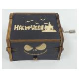 Wooden Halloween Music Box