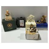 Goebel, Boyds Bears, Lenox, and Treasure Craft Figurines with Original Packaging