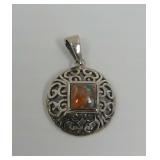 925 Sterling Silver Spiny Oyster Pendant
