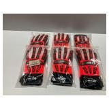 (6) Pairs Jester Impact Gloves XXL Corded Palm MX 215-2XL