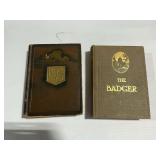 (2) University of Wisconsin "The Badger" Yearbooks 1915 and 1921